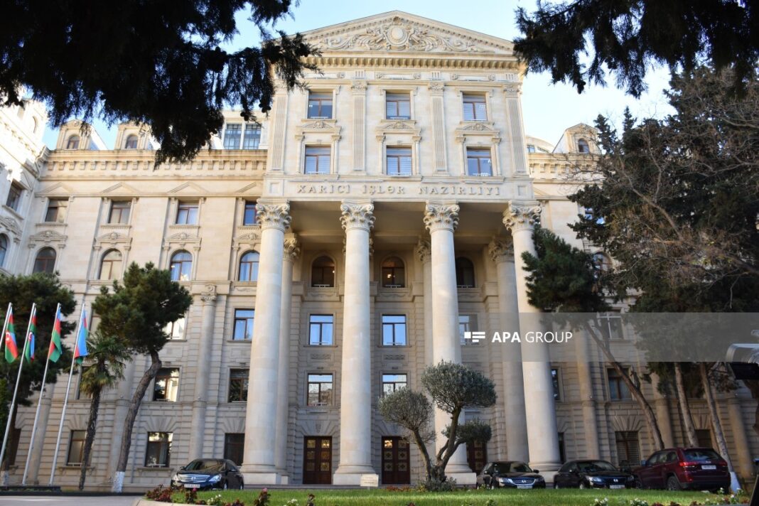 Здание МИД Азербайджана в Баку Здание Министерства иностранных дел Азербайджана в Баку