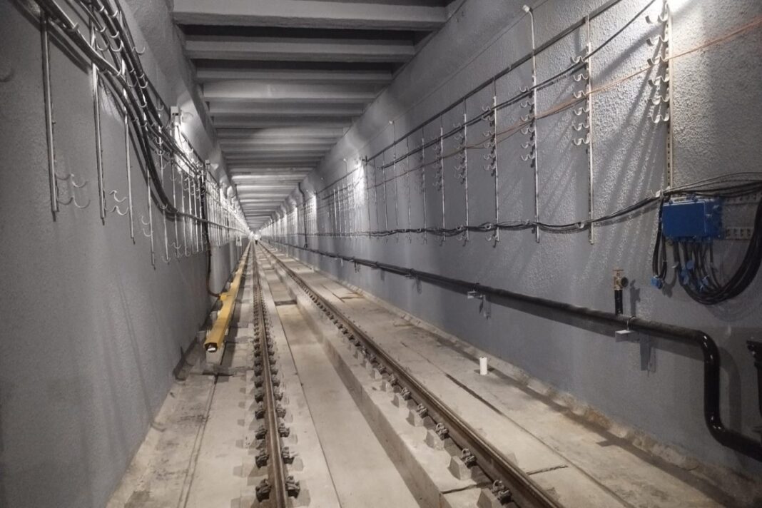 azi-aslanov-metro Тоннель Бакинского метрополитена у станции Ази Асланов