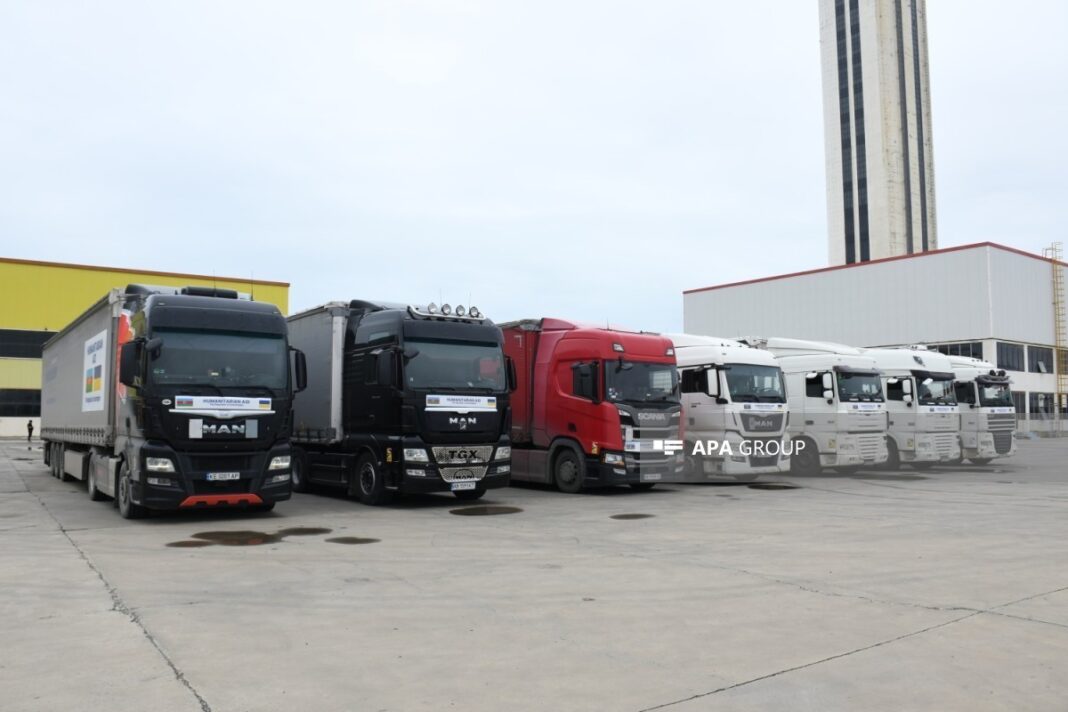ukraine-power-aid Грузовики с электрооборудованием из Азербайджана для Украины