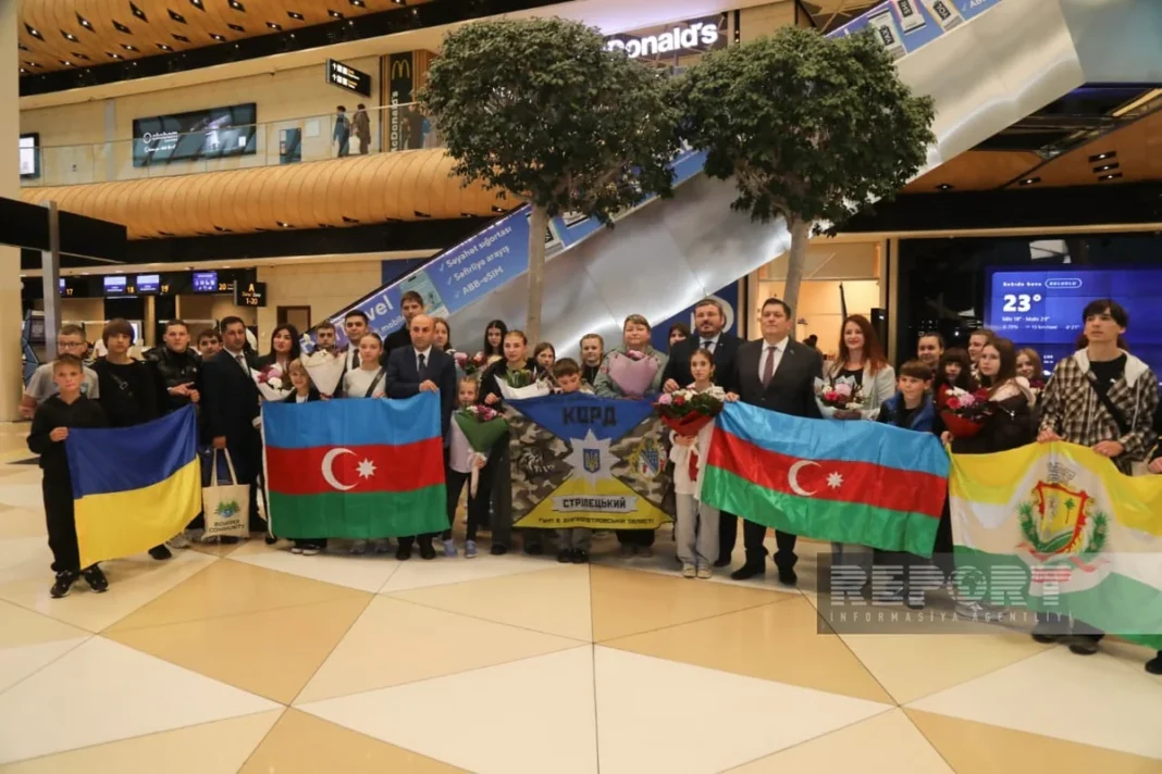 ukrainian-children-rehabilitation-azerbaijan Украинские дети прибыли в Азербайджан на программу реабилитации